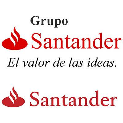 Descargar Logo Vectorizado banco santander CDR Gratis